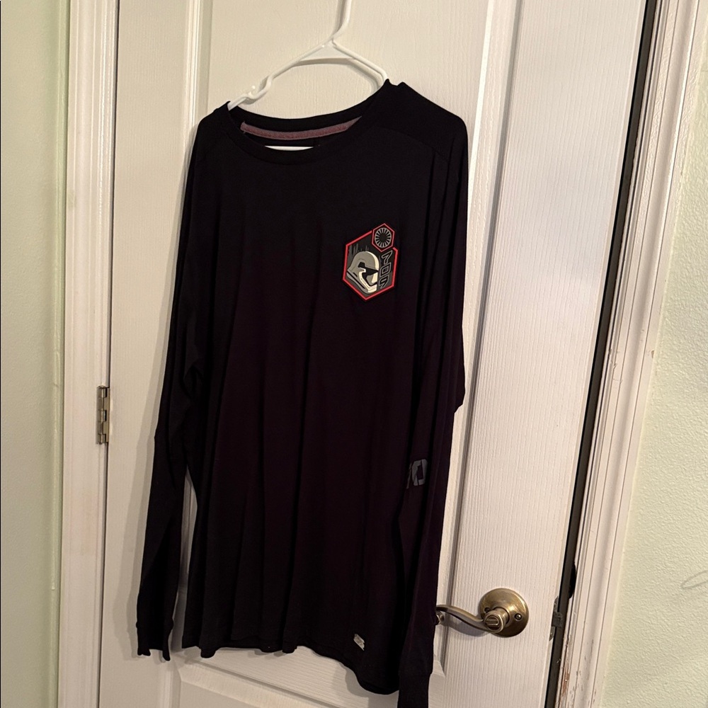 Star Wars Black Long Sleeve Shirt with Red Emblem